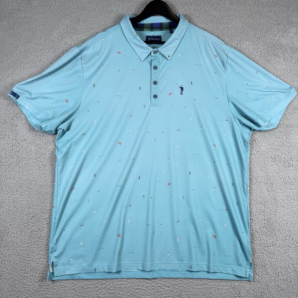 William Murray‎ Polo Size XXL Green Not Playing Around Performance Stretch Golf
